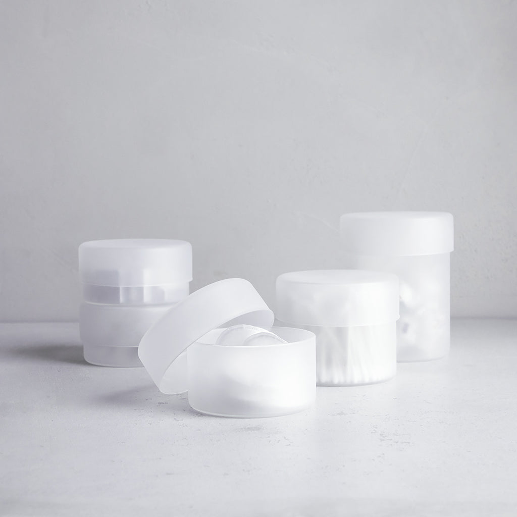 KINTO SCHALE GLASS CASE 100X55MM FROST