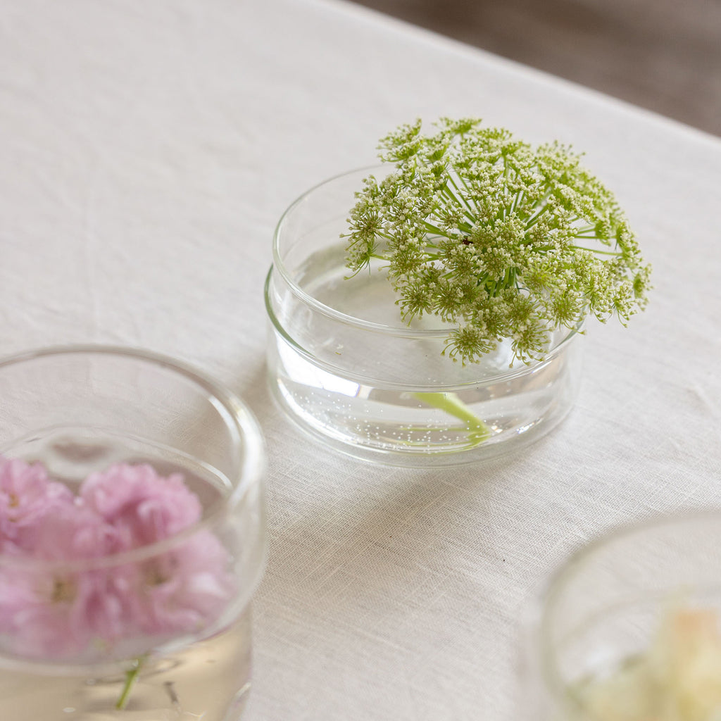 KINTO SCHALE GLASS CASE 100X55MM CLEAR