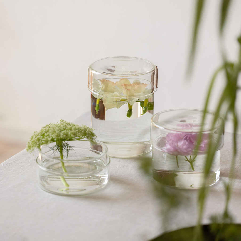 Kinto SCHALE glass case 100x130mm smoke 5