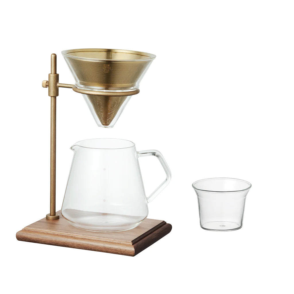 Kinto SCS-S02 brewer stand set 4cups brown 0