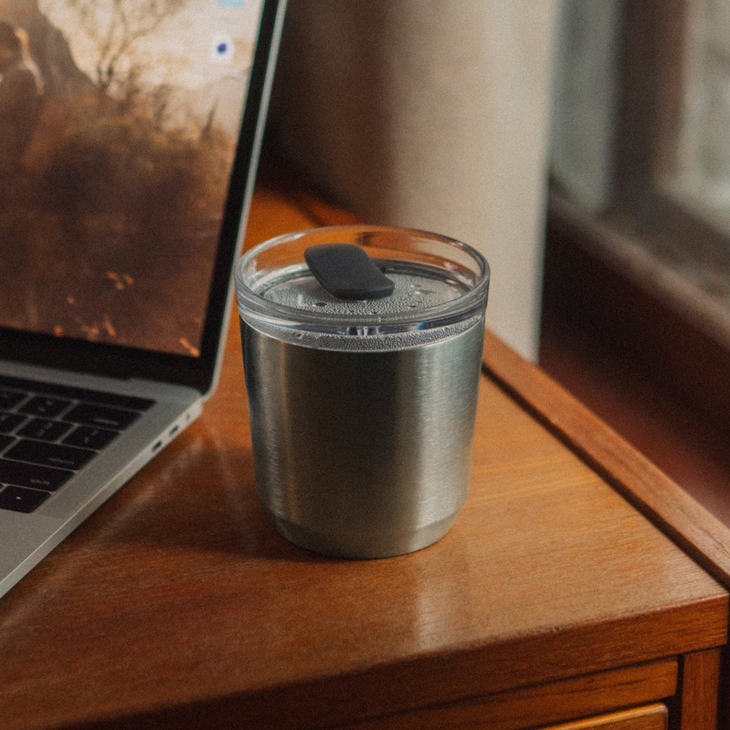 KINTO TO GO TUMBLER 240ML WITH PLUG STAINLESS STEEL