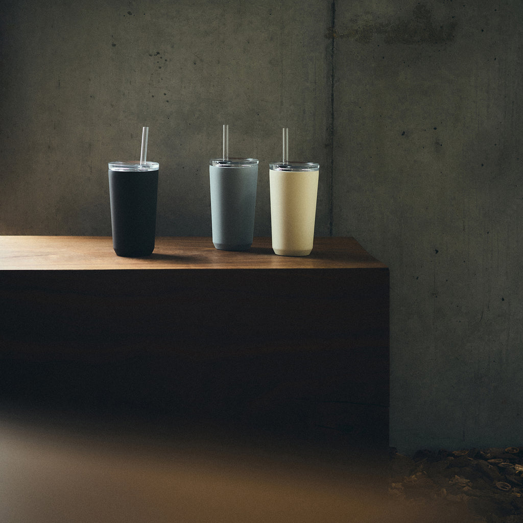 KINTO TO GO TUMBLER 480ML WITH STRAW ICE GRAY