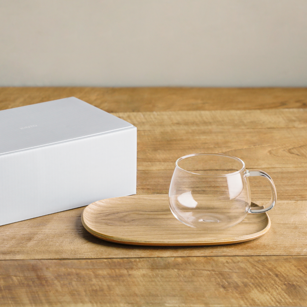 KINTO UNITEA CUP & TRAY 210MM WILLOW