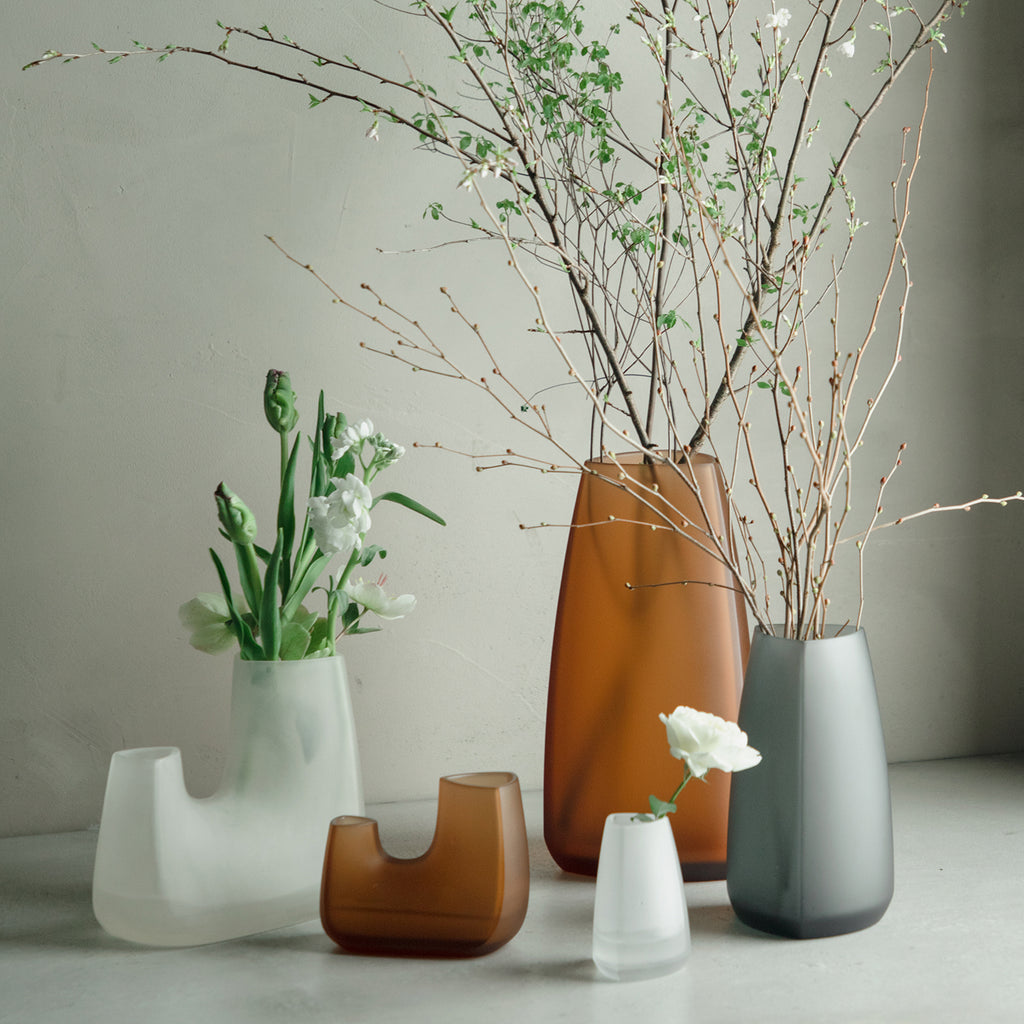 Kinto TRE vase 65x100mm white 5