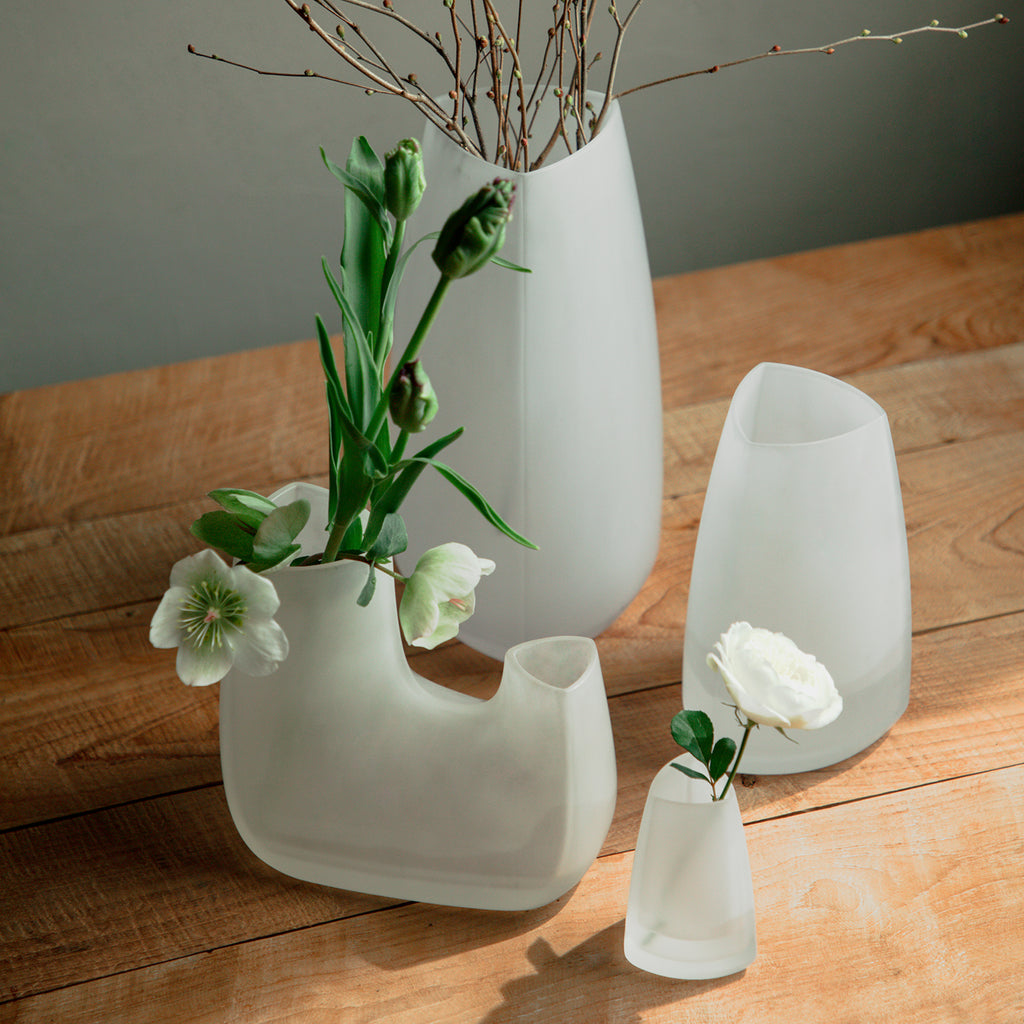 Kinto TRE vase 65x100mm white 2