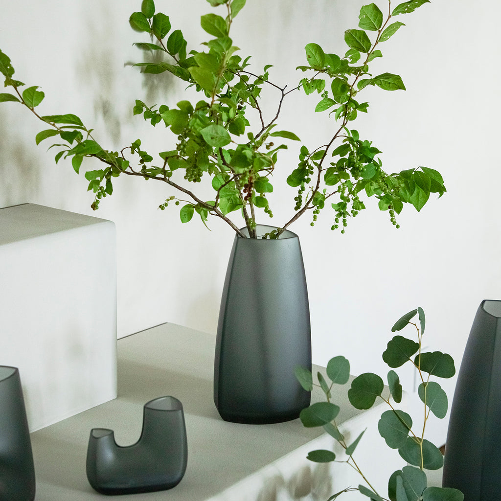 Kinto TRE vase 160x300mm white 2