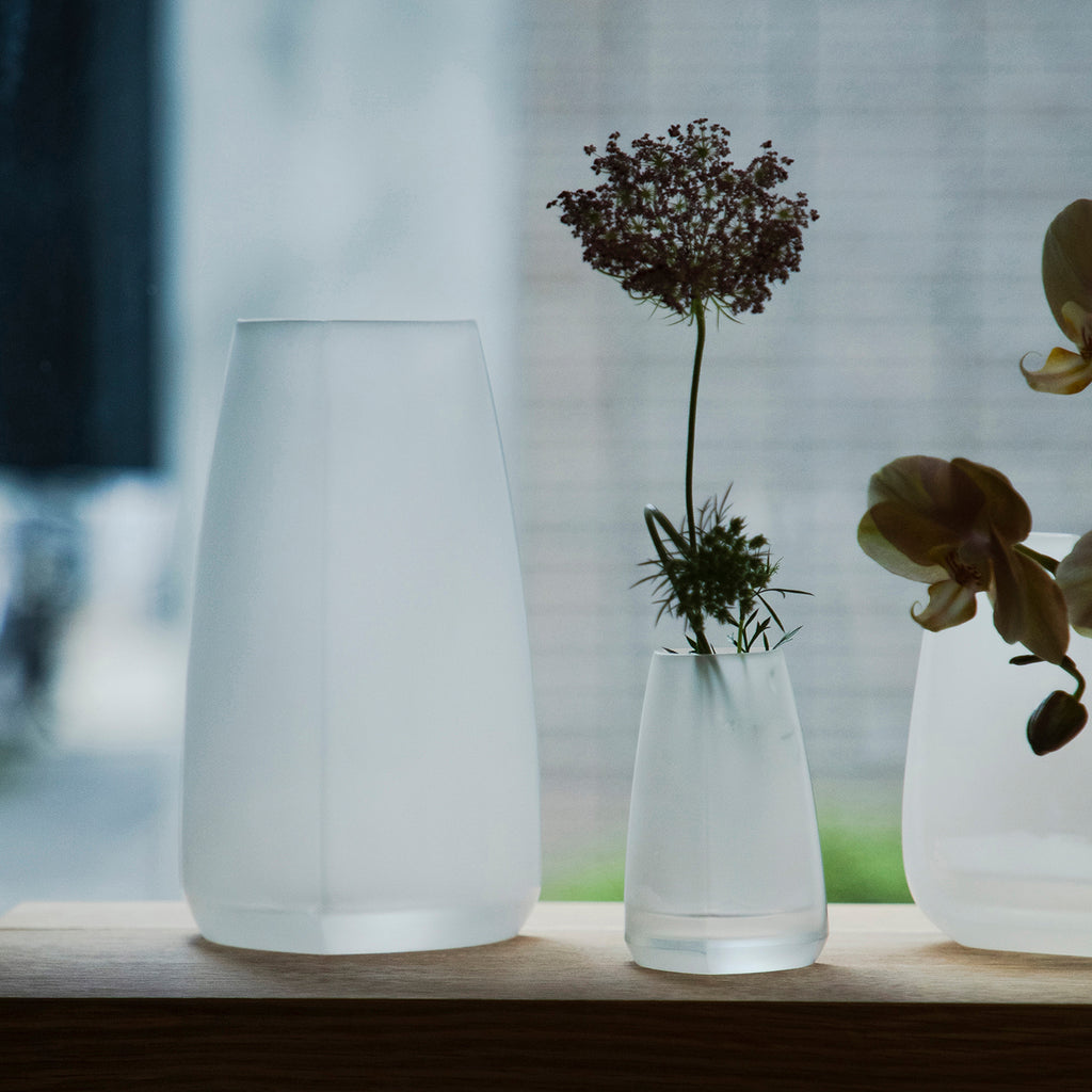 Kinto TRE vase 115x200mm white 3