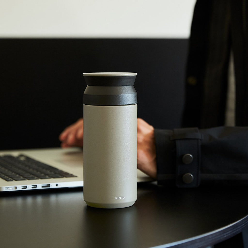 KINTO TRAVEL TUMBLER 350ML SAND BEIGE