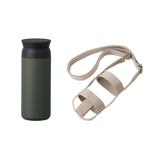 TRAVEL TUMBLER 500ml + TUMBLER STRAP 75mm