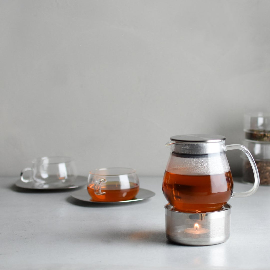 Kinto UNITEA cup & saucer 230ml stainless steel stainless steel 3