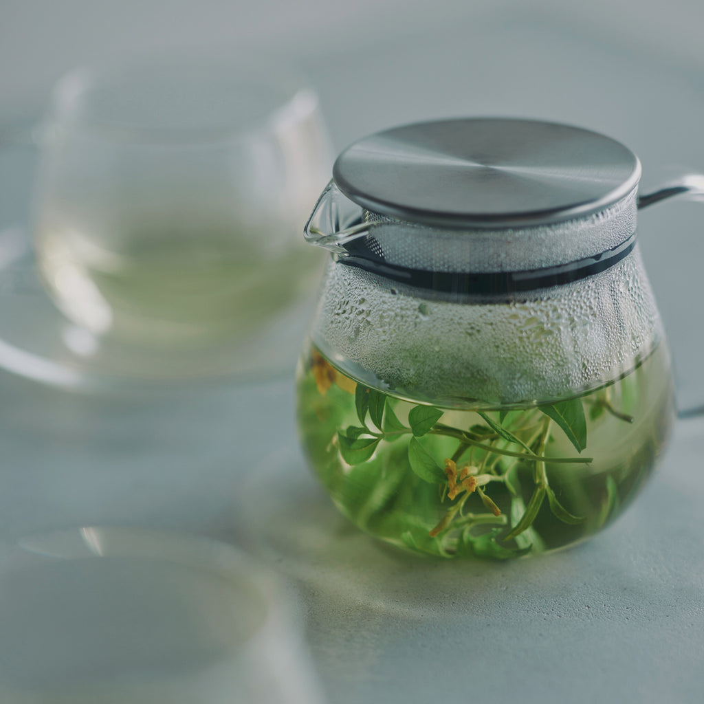 KINTO UNITEA ONE TOUCH TEAPOT 460ML/720ML LID STAINLESS STEEL