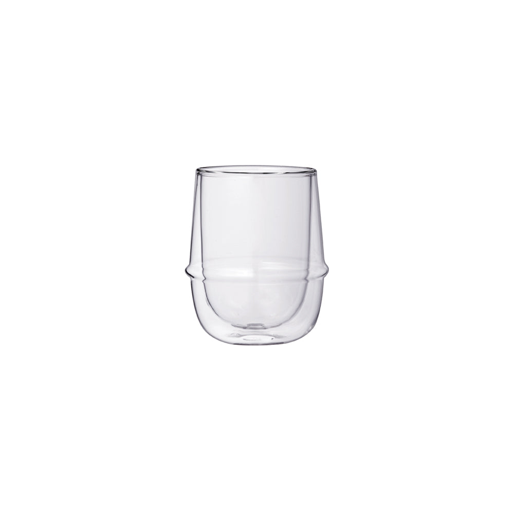  KINTO KRONOS DOUBLE WALL COFFEE CUP 250ML  CLEAR 