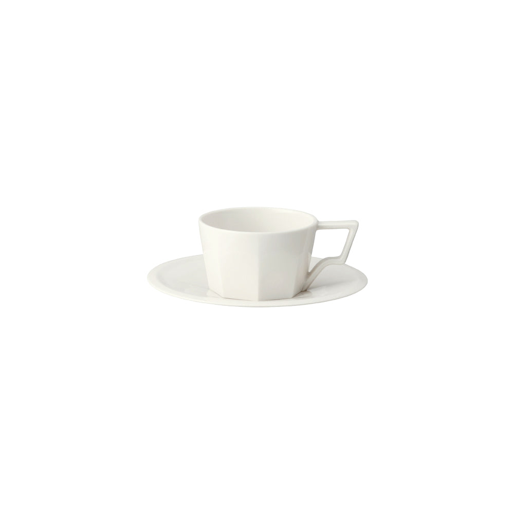  KINTO OCT CUP & SAUCER 80ML  WHITE 